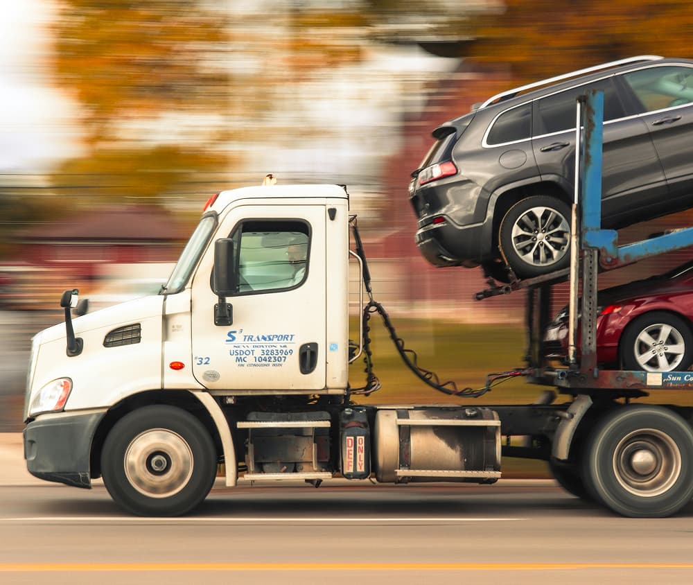 Car hauler truck